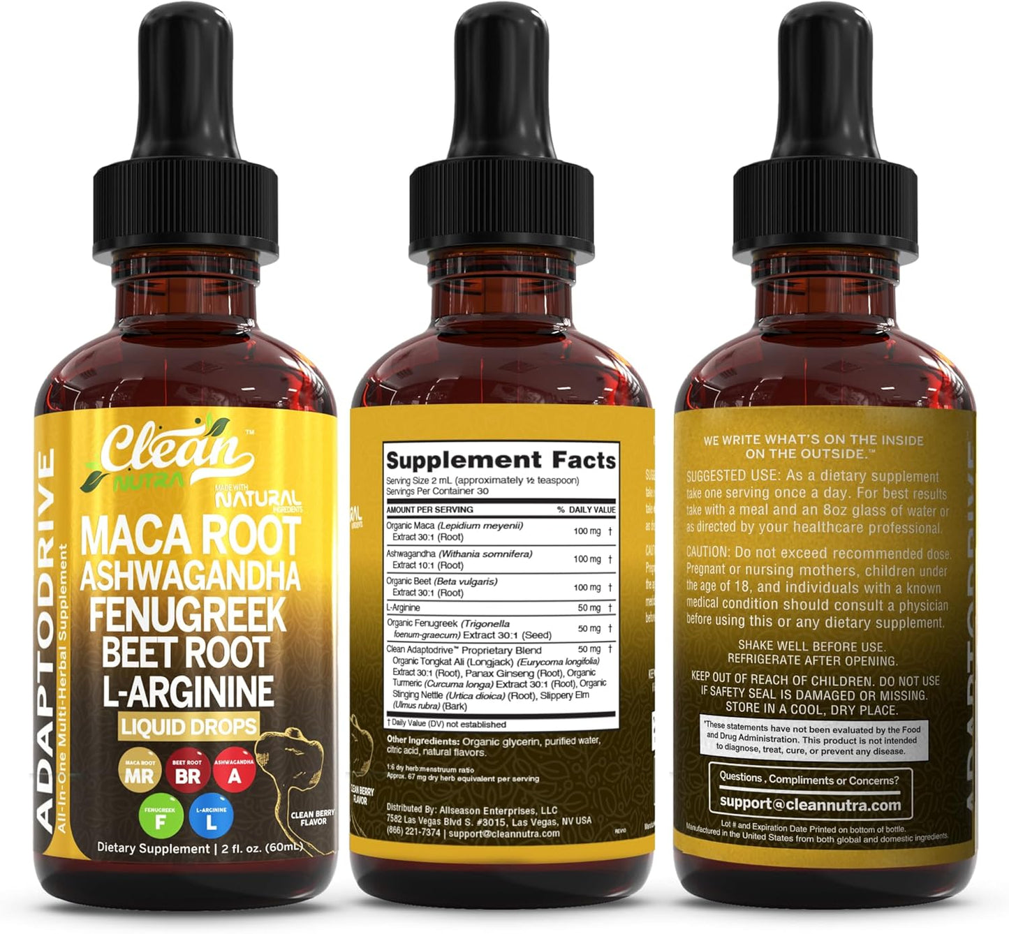 Maca Root Ashwagandha Fenugreek Beet Root L-Arginine