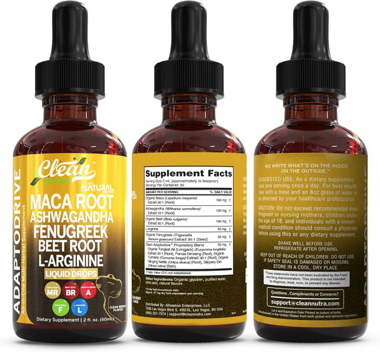 Maca Root Ashwagandha Fenugreek Beet Root L-Arginine
